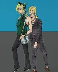 Fanart] Jolyne and Giorno - Inspired by Jolyne - Fly High With GUCCI :  rStardustCrusaders
