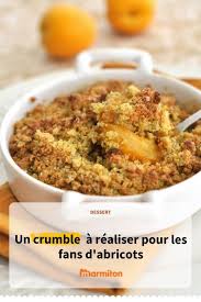 Crumble Aux Abricots Recette Crumble Abricot Recettes De Cuisine Crumble
