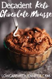 Keto Chocolate Mousse Keto Chocolate Mousse Low Carb Chocolate Keto Dessert Easy