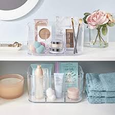 They're ideally sized for items like bath salts, cotton balls or swabs. Buy Stori Bliss 5 Compartment Plastic Organizer Clear Online In Indonesia B07jg29rkq