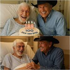 Dick Van Dyke just celebrated his 100th birthday, but the moment that  touched hearts worldwide came when George Strait sat beside his hospital bed,  softly singing one of Van Dyke's favorite songs.