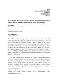 Dedication page is the part of any thesis, dissertation or a research paper. Pdf Book Review A Guide To Academic Writing And Research Reports By Senior Prof Dr Mangala Fonseka And Dr Athula Manawaduge N J Dewasiri Academia Edu
