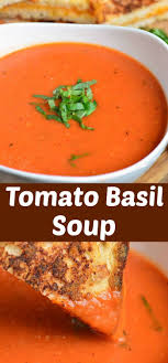 This tomato soup recipe is easy to make and kid friendly. Homemade Tomato Soup Only Has A Few Simple Ingredients And Takes Less Than An Hour Smooth And Co Tomato Soup Homemade Homemade Soup Recipe Tomato Soup Recipes