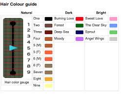 Before attachments city folk hair color guide 787 891. New Leaf Hair Color Chart Hanada