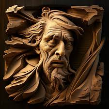 Warren Lynn American artist, Heads 3D model for CNC: STL