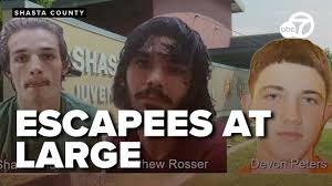 Three teens still at large more than one week after Shasta County juvenile  facility escape