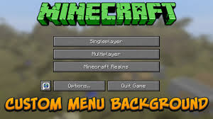 Maybe you would like to learn more about one of these? Minecraft How To Make A Custom Menu Background Tutorial Youtube