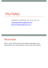 Contoh soal pengukuran dan pengakuan piutang. Http Arumega Staff Unri Ac Id Files 2015 11 7 Piutang Pdf