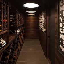 This is pretty much what i went with, with the toughest decision being whether or not to rout out the horizontal pieces and diagonal pieces. Basement Wine Cellar With Block Wine Rack Contemporary Basement