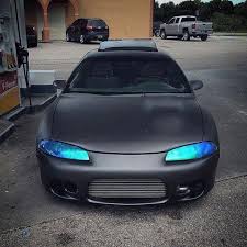 mitsubishi eclipse 2g slammed modified w oil slick headlights mitsubishi eclipse dsm cars mitsubishi cars