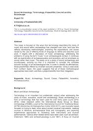 Women day march 8 يوم المرأة العالمي مارس on behance. Pdf Sound Archaeology Terminology Palaeolithic Cave Art And The Soundscape