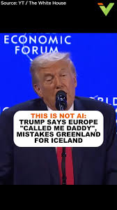 Someone referring to Greenland as Iceland... and more mistakes. Davos Conference 2026