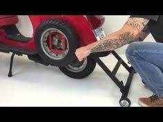 Vespa Montage Stander Px Garage Nienburg Auxiliary Stand Vespa Px T5 Rally Sprint Etc Youtube Ide