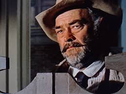 Dean Martin as Alex Flood, George Peppard as Dolan, Jean Simmons as Molly  Lang, John McIntire as Ben Hickman and Slim Pickens as Yarbrough in Arnold  Laven's adult western, “Rough Night in