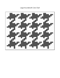 Large Houndstooth Knitting Chart Free Download From Www