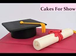 How To Make Fondant Graduation Cake Toppers Cakecentral Com Graduation Cake Toppers Graduation Cap Cake Cap Cake