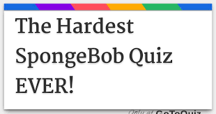My personal favorite patrick one tooth moment, while very hard to . The Hardest Spongebob Quiz Ever