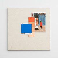 U Brands Natural Square Linen Bulletin Board Bulletin Boards Family Message Center Dry Erase Board