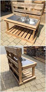 best tips to reuse wasted wood pallets evier de jardin palette bois meubles de patio palette