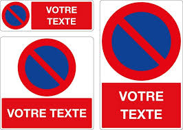 8 in x 12 in. Panneau Stationnement Interdit Personnalise Signals
