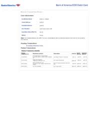 Only way to withdraw cash with no fees is to use bofa atm. Balance Transaction History Bank Of America Edd Debit Card Bank Of America Edd Debit Card Balance Transaction History Card Information Cardholder Course Hero