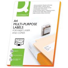 This video will show you how to create custom labels in microsoft word by adding your own label measurements. Q Connect Etiketes A4 Kf10648 70 X 42 Mm Plaisio