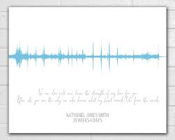 Heartbeat Sound Wave Nursery Print Custom Personalized With Etsy Baby Heartbeat Sound Waves In A Heartbeat