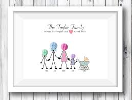 Family Button Print Button Family Wall Art Personalised Gift New Family Gift Personalised Family Art Fam Button Family Custom Family Art Family Artwork