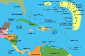Caribbean Map Caribbean Islands Bahamas Windward Islands