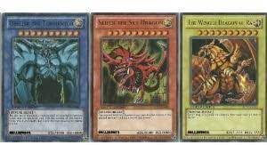 Yugioh egyptian gods deck obelisk the tormentor / slifer the sky dragon tcg. Amazon Com Yugioh Legendary Collection Ultra Rare God Card Set Of 3 Egyptian God Cards Slifer Obelisk Ra Limited Edition Ultra Rare Version Toys Games