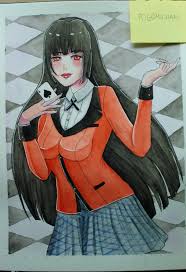 My name is yumeko jabami and i am a new transfer student in hyakkaou private academy. Artstation Jabami Yumeko Fan Art Sara Nieminen