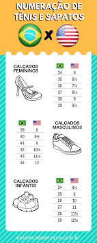 Um produto que é muito buscado por brasileiros quando o assunto é calçados nos eua, sem dúvida nenhuma, é o famoso tênis. Numeracao De Tenis E Sapatos Nos Eua X Brasil Tabela De Conversao Numeracao De Calcados Dicas E Truques Medidas De Roupas