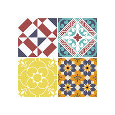 Quadro est une marque de carreaux adhésifs inspirés des azulejos brésiliens. Carreaux De Ciment Adhesifs