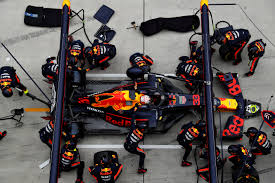 Formula 1 pit stop