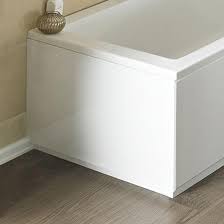 | wooden white bathroom shelves. Drench High Gloss White Wooden Bath End Panel Plinth Drench