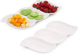 Biscuit dough, butter, fresh herbs and cherry tomatoes. Amazon Com Mygift 3 Compartment Wave Design White Ceramic Appetizer Serving Platter Tray Set Of 2 Home Kitchen