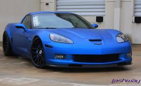 Matte Jetstream Blue Z06 Corvette Car 2007 Corvette