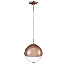 Those with clear glass are more subdued but can still be elegant, sparkly and. Copper Glass Globe Ceiling Pendant Lighting Company Uk