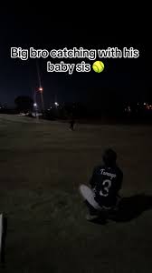 Two games later and still makes time for his baby sis🥎🥎 They fight so  much but is always wanting to better her ❤️ #sister #bro #siblings  #siblinggoals #softball #softballlife #softballgirl ...