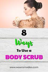 How To Use Body Scrub In Shower Includes Recipes Body Scrub Lemon Body Scrubs Body Scrub Recipe