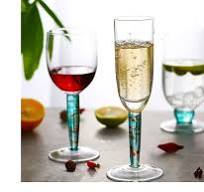High Quality Vintage Custom Colored Crystal Cocktail Wine Glass Goblet
