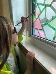 When hard water contacts glass, it can form water spots that are unsightly and hard to get rid of. Paint Your Own Stained Glass Windows Crafty Morning