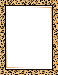 Free Page Borders And Frames Page 4 Printable Frames Leopard Print Background Clip Art Borders