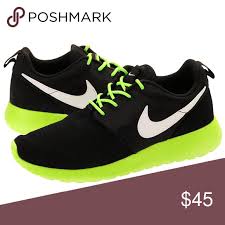 Black And Lime Green Sneakers Nike Roshe Runs Black Lime Green Nike Roshe Run Black Nike Roshe Run Nike