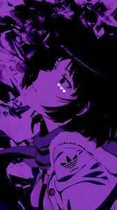 Anime girl, fireworks, colorful, dream, alone, mood, aesthetic. Purple Anime Wallpaper Archives Best Of Wallpapers For Andriod And Ios