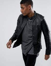 Get This Pull Bear S Leather Jacket Now Click For More Details Worldwide Shipping Pull Bear Bike Mens Spring Jackets Leather Jacket Men Mens Outdoor Jackets