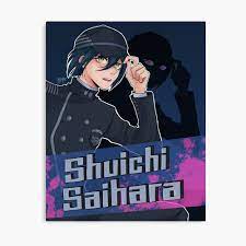 Шуичи сайхара (最原 終一 saihara shūichi) — второй протагонист danganronpa v3: Shuichi Saihara Print With Name Danganronpa V3 Fanart Print Poster By Sketchy Art Redbubble