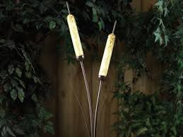 Westinghouse Solar Garden Double Cattails Light Brown In 2020 Solar Lights Solar Lights Garden Solar Garden