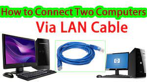 Connect the ethernet cable in both of the computers using a lan port of the device. How To Connect Two Computers Via Lan Cable Networking Tutorials For Beginners Youtube