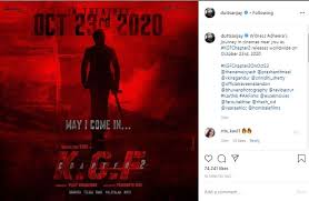 Read to know if it's a rumour or the film is actually releasing on this date. Sanjay Dutt Starrer Kgf Chapter 2 Gets October Release Date